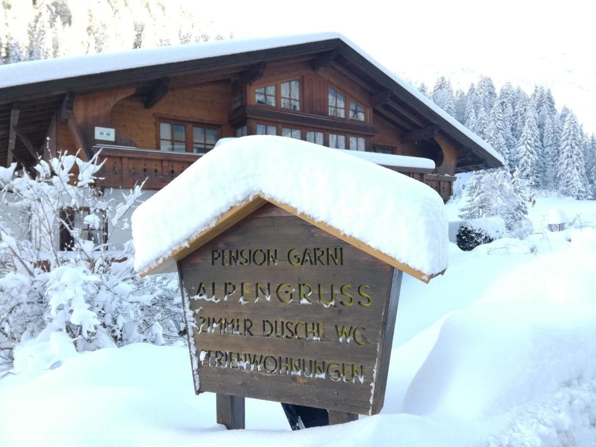 Hotel Haus Alpengruss Sankt Leonhard im Pitztal Exterior foto